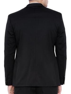 black cotton formal blazer - 14616112 - Standard Image - 3
