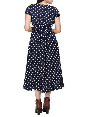 navy blue a-line dress - 14616973 - Standard Image - 3