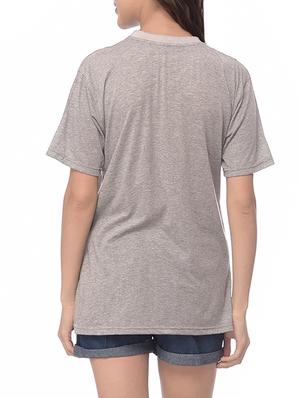 grey cotton tee - 14617849 - Standard Image - 3