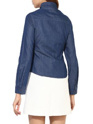 blue denim embroidered shirt - 14620204 - Standard Image - 3