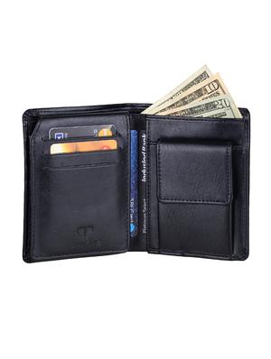 black leather wallet - 14626381 - Standard Image - 3