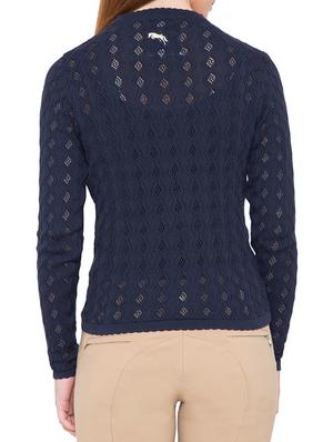navy blue cotton pullover - 14637934 - Standard Image - 3