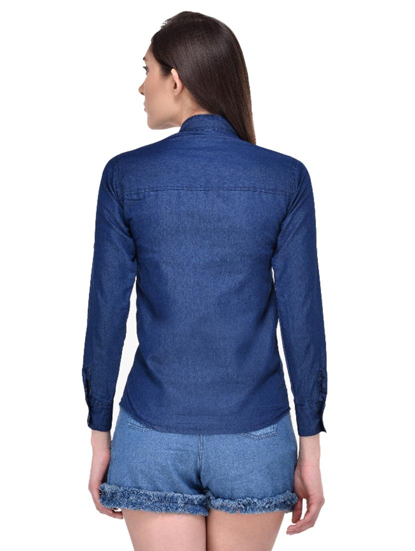 blue denim shirt - 14638957 - Zoom Image - 3