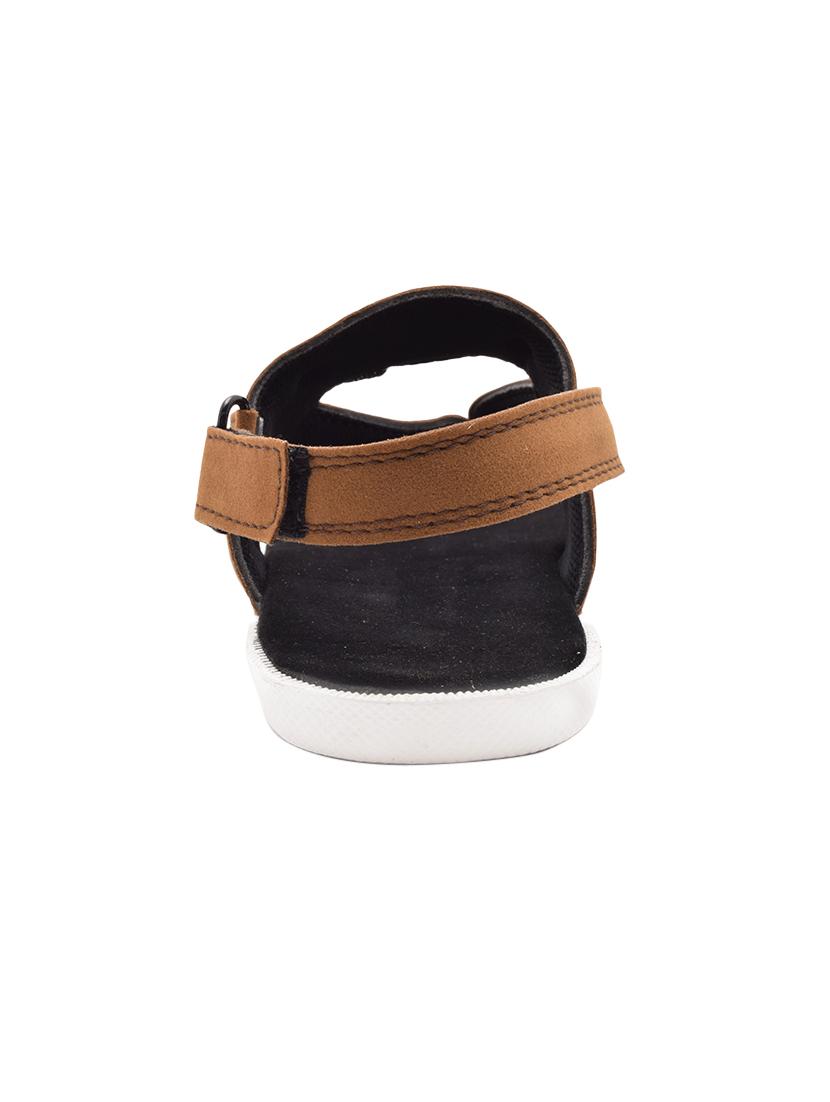 brown Suede back strap sandal - 14641261 - Zoom Image - 3