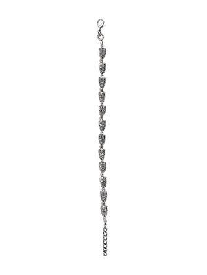 silver metal bracelet - 14648620 - Standard Image - 3