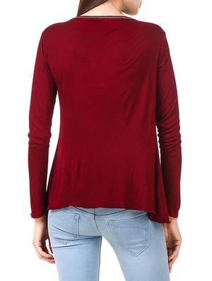 red viscose casual shrug - 14649734 - Standard Image - 3