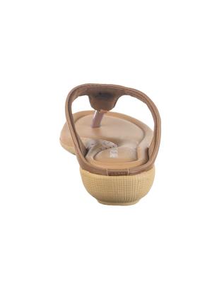 beige toe separator slippers - 14656818 - Standard Image - 3