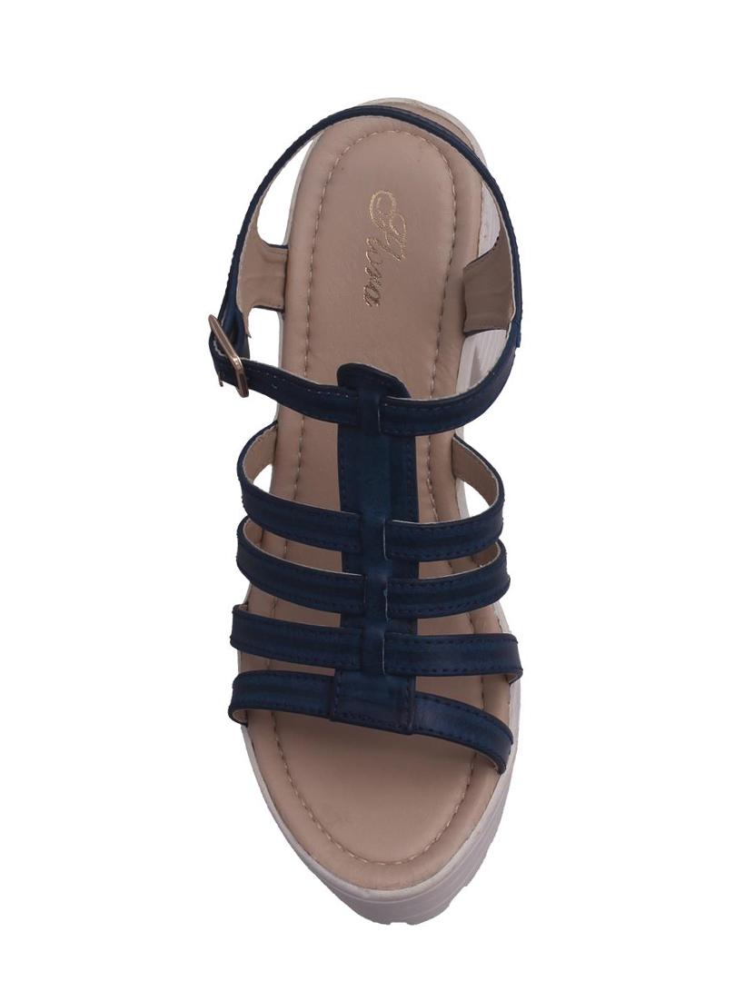 blue ankle strap sandal - 14669074 - Zoom Image - 3
