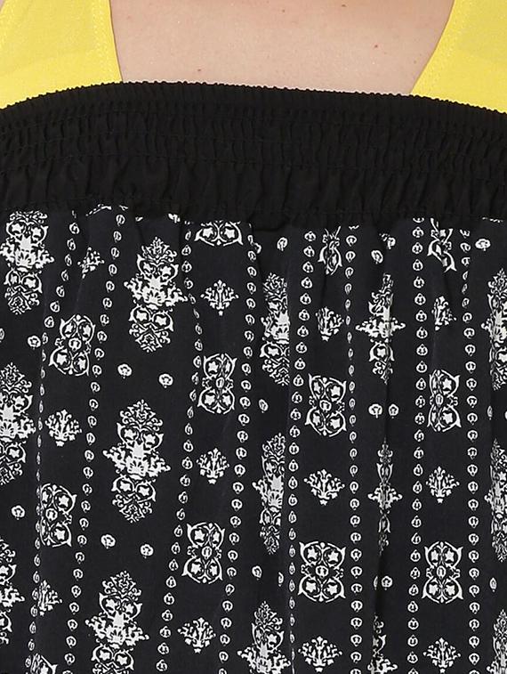 black printed coverup - 14672135 - Zoom Image - 3