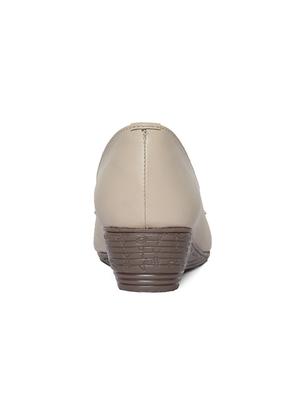 beige slip on formal shoe - 14676861 - Standard Image - 3