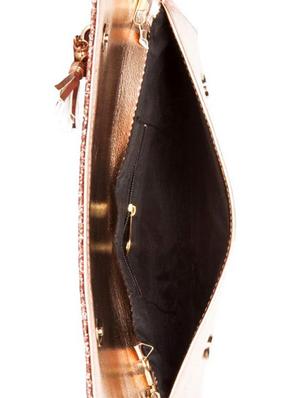 pink leather regular sling bag - 14677686 - Standard Image - 3
