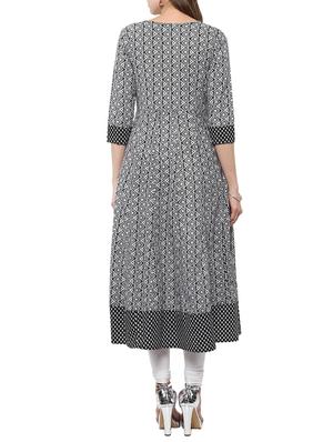 flared kurta with tassels - 14679327 - Standard Image - 3