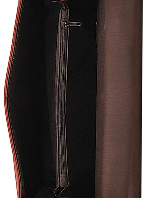 brown leatherette messenger sling bag - 14680729 - Standard Image - 3