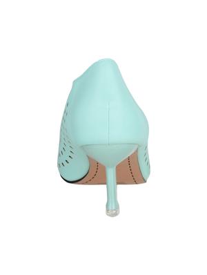 green faux leather slip on pumps - 14693696 - Standard Image - 3