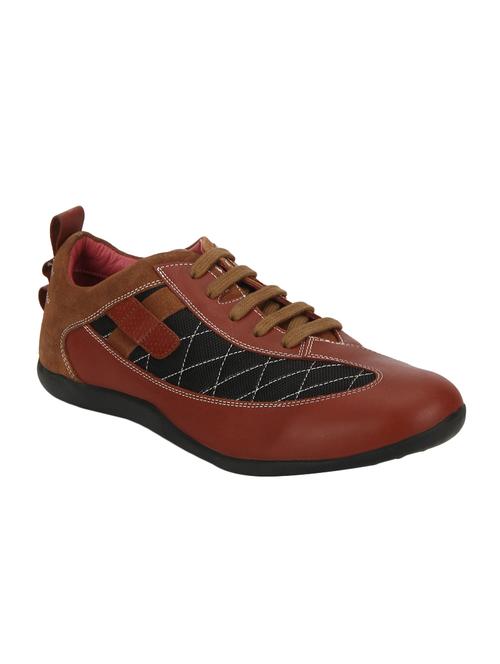 red chief brown leather lace up shoes - 14698251 - Standard Image - 1