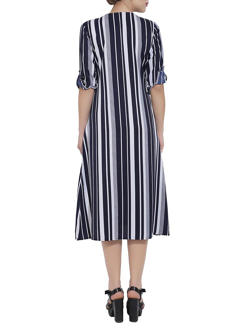 roll up sleeve shirt dress - 14704168 - Zoom Image - 3