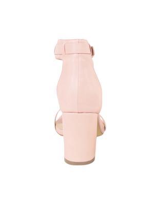 pink pu ankle strap sandals - 14714866 - Standard Image - 3
