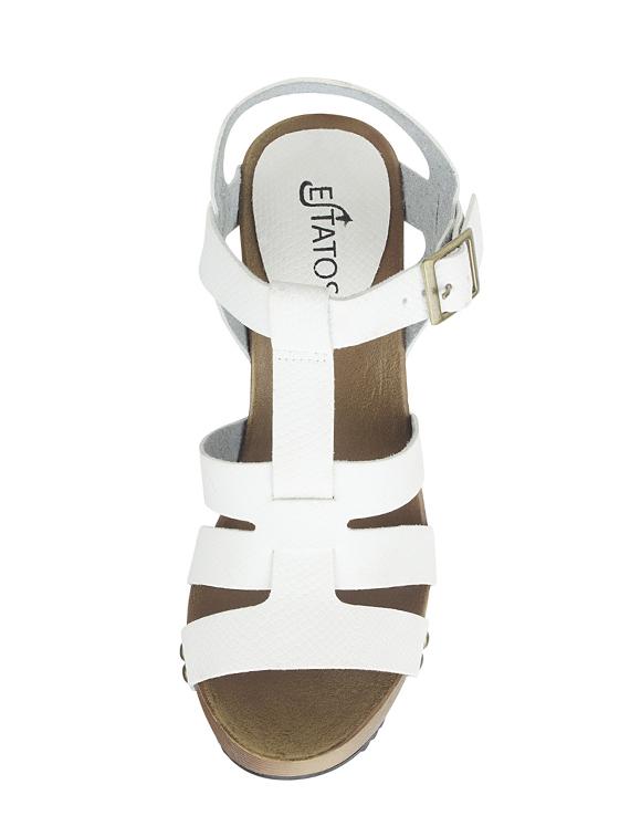 white ankle strap sandal - 14714891 - Zoom Image - 3