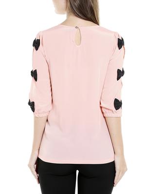 pink solid top - 14717032 - Standard Image - 3