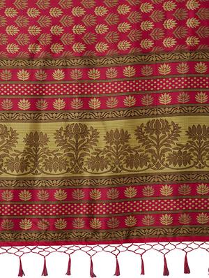 pink art silk bhagalpuri saree with blouse - 14717114 - Standard Image - 3