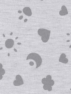 grey cotton pyjama set - 14719665 - Standard Image - 3