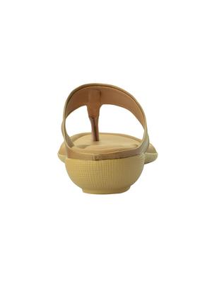 gold pu slippers - 14734899 - Standard Image - 3