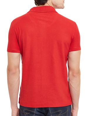 red polyester t-shirt - 14737467 - Standard Image - 3