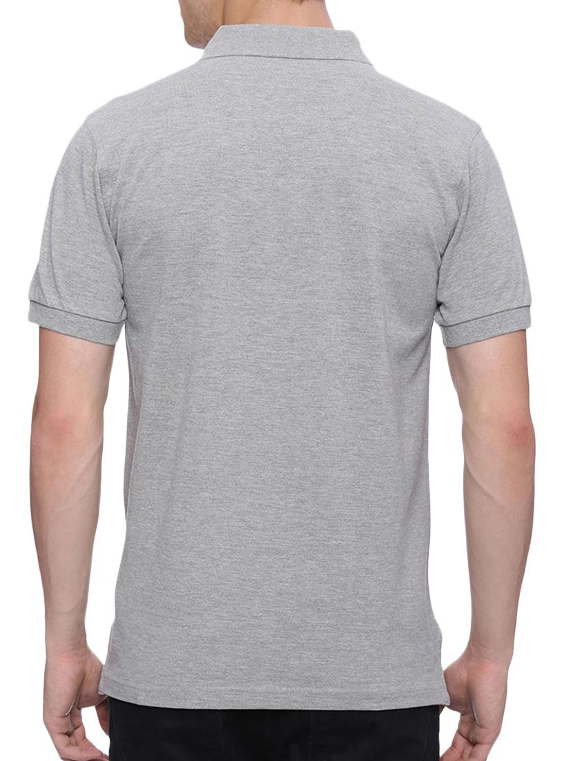 grey solid t-shirt - 14737469 - Zoom Image - 3