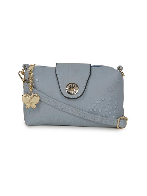 blue leatherette regular sling bag - 14742424 - Very Small Image - 1