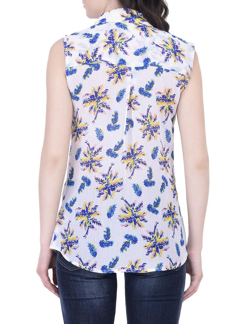 white floral shirt - 14745879 - Zoom Image - 3