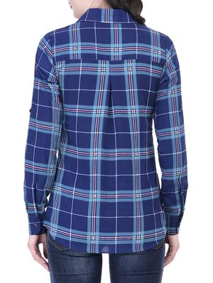 blue checkered shirt - 14745881 - Standard Image - 3