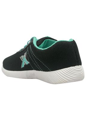 black canvas laceup sports shoes - 14746713 - Standard Image - 3