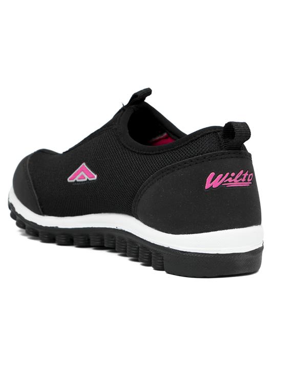 black mesh slip on sports shoes - 14746738 - Zoom Image - 3