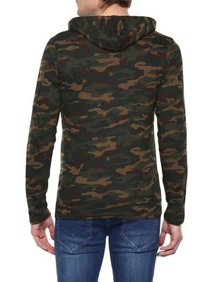 green cotton all over print tshirt - 14751830 - Standard Image - 3