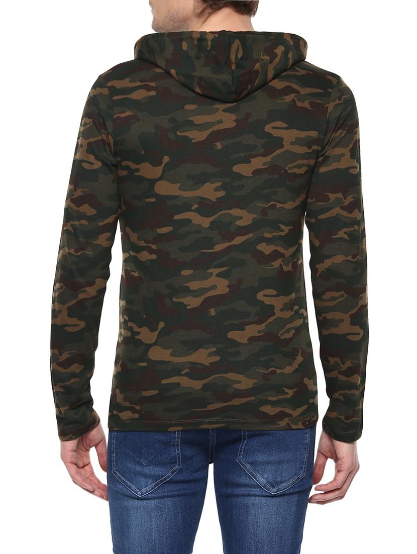 green cotton all over print tshirt - 14751830 - Zoom Image - 3