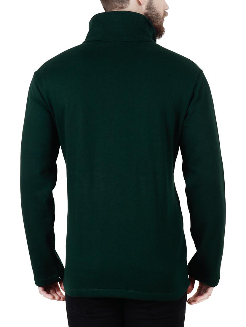 green fleece casual jacket - 14756837 - Zoom Image - 3