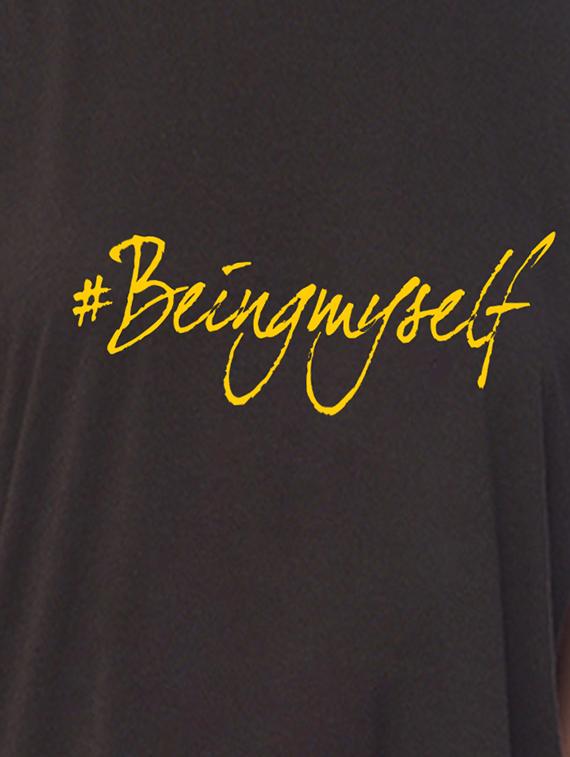 black cotton regular tee - 14759277 - Zoom Image - 3