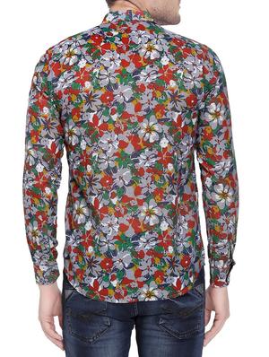 multi colored cotton casual shirt - 14762035 - Standard Image - 3