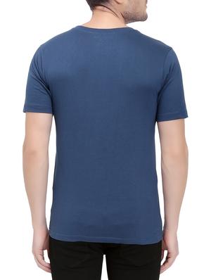 blue chest printed t-shirt - 14762072 - Standard Image - 3