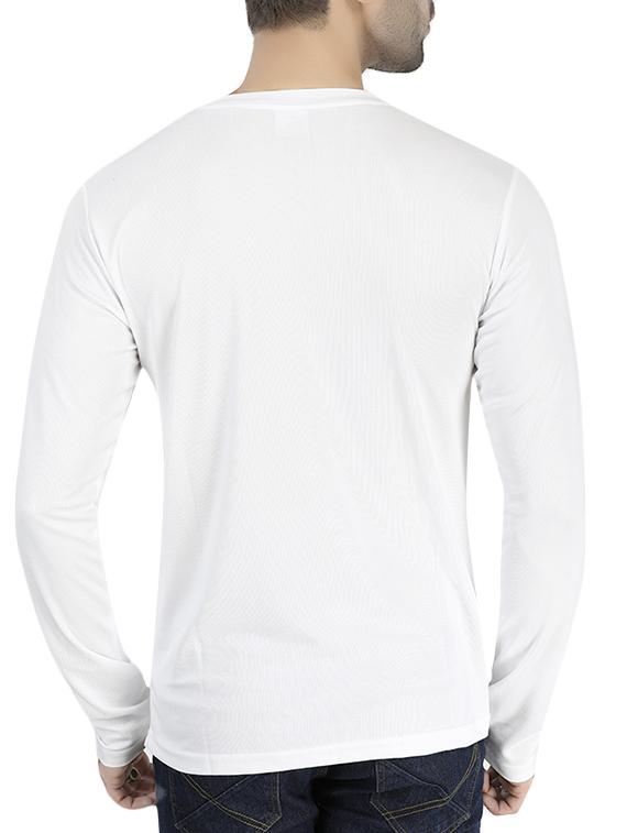 white polyester t-shirt - 14762284 - Zoom Image - 3