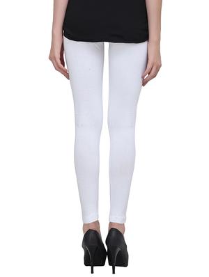 white cotton leggings - 14763834 - Standard Image - 3