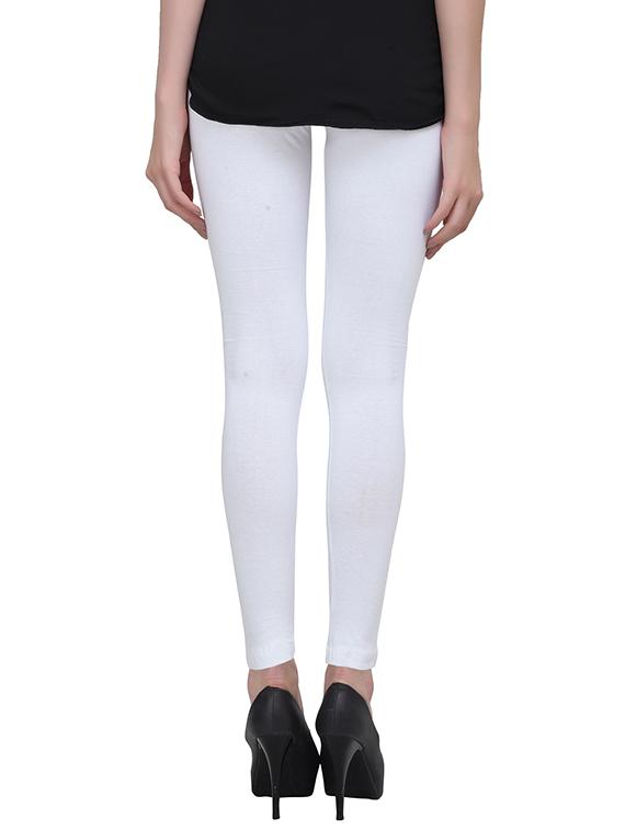 white cotton leggings - 14763834 - Zoom Image - 3
