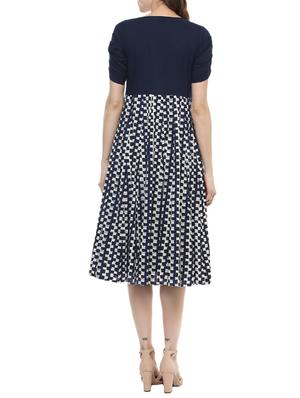 blue cotton flared kurta - 14764567 - Standard Image - 3
