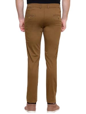 brown cotton chinos casual trouser - 14764772 - Standard Image - 3
