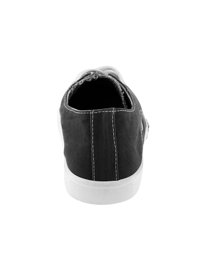 black canvas lace up sneaker - 14769412 - Zoom Image - 3