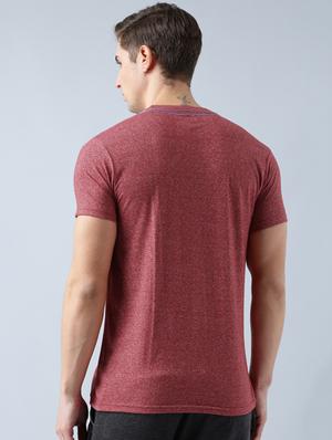 maroon cotton pocket t-shirt - 14769979 - Standard Image - 3