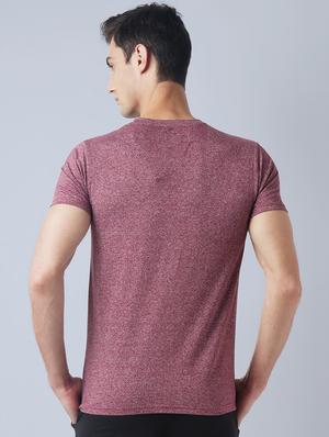 maroon cotton pocket t-shirt - 14769994 - Standard Image - 3