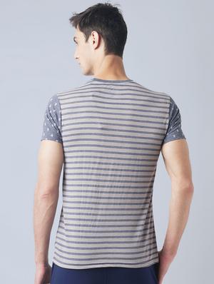 grey cotton pocket t-shirt - 14770021 - Standard Image - 3