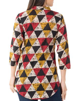 beige cotton a-line kurti - 14770708 - Standard Image - 3