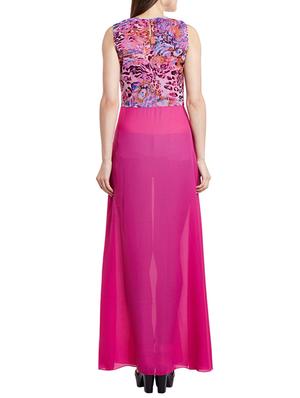pink georgette regular tunic - 14771646 - Standard Image - 3